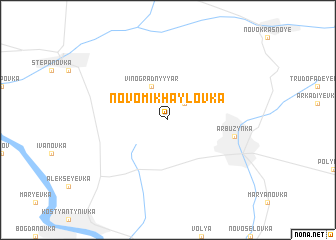 map of Novo-Mikhaylovka