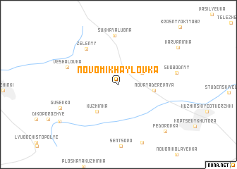 map of Novomikhaylovka