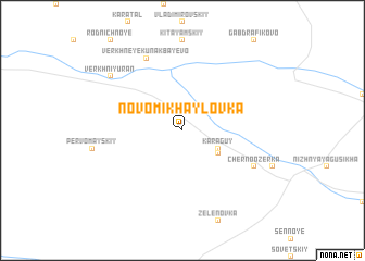 map of Novomikhaylovka