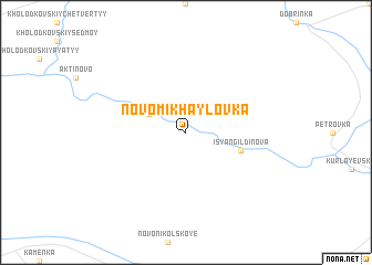 map of Novomikhaylovka