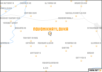 map of Novo-Mikhaylovka