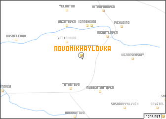 map of Novomikhaylovka