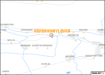 map of Novo-Mikhaylovka