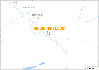 map of Novomikhaylovka