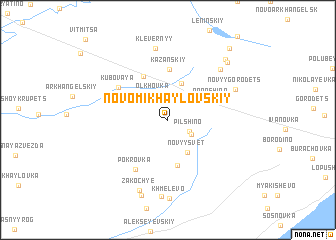 map of Novomikhaylovskiy