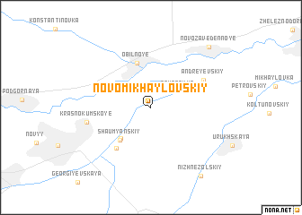 map of Novomikhaylovskiy