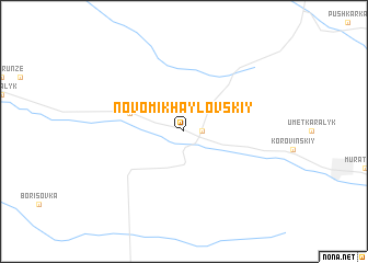 map of Novomikhaylovskiy