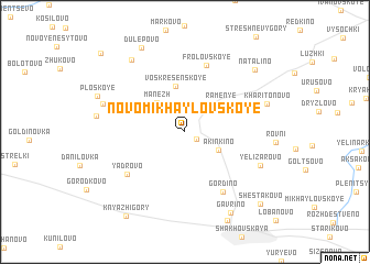 map of Novomikhaylovskoye