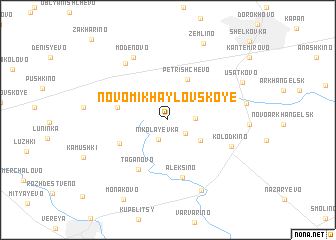 map of Novo-Mikhaylovskoye