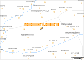 map of Novomikhaylovskoye