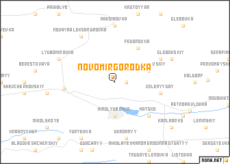 map of Novo-Mirgorodka