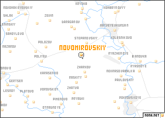 map of Novomirovskiy