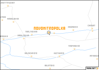 map of Novomitropol\