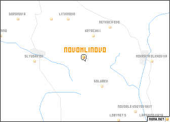 map of Novomlinovo