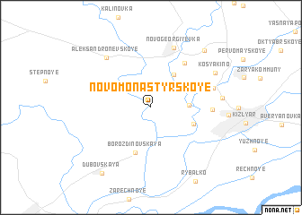 map of Novomonastyrskoye