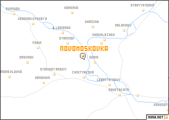 map of Novomoskovka