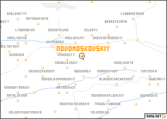 map of Novo-Moskovskiy