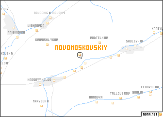 map of Novomoskovskiy