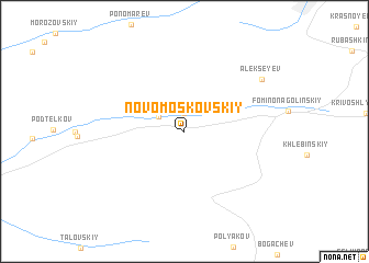 map of Novo-Moskovskiy