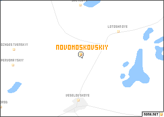 map of Novomoskovskiy