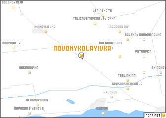 map of Novomykolayivka