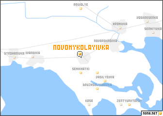 map of Novomykolayivka