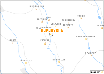 map of Novomyrne