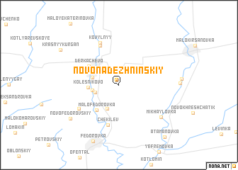 map of Novo-Nadezhninskiy