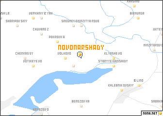 map of Novo-Narshady