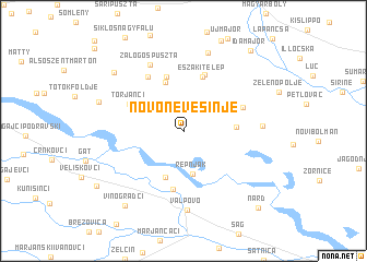 map of Novo Nevesinje