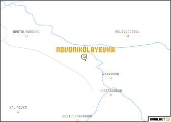 map of Novonikolayevka
