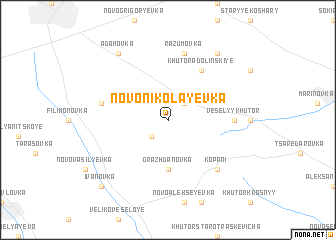 map of Novo-Nikolayevka