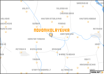 map of Novo-Nikolayevka