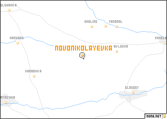 map of Novo-Nikolayevka