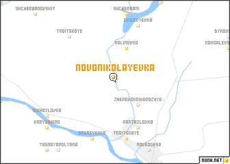 map of Novonikolayevka