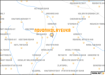 map of Novo-Nikolayevka