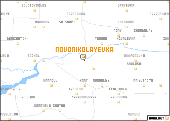 map of Novonikolayevka