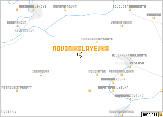 map of Novonikolayevka