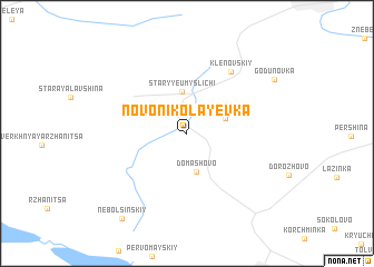 map of Novonikolayevka