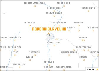 map of Novonikolayevka
