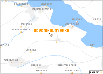 map of Novonikolayevka