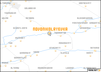 map of Novo-Nikolayevka