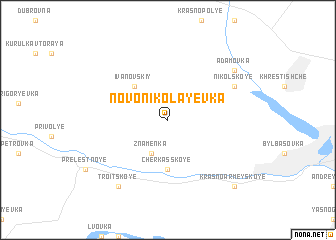 map of Novo-Nikolayevka