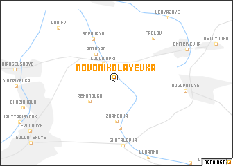 map of Novonikolayevka