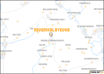 map of Novonikolayevka