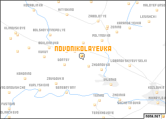 map of Novonikolayevka