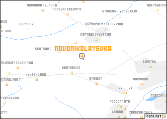 map of Novonikolayevka