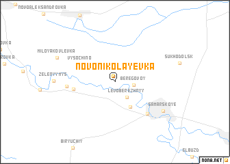 map of Novonikolayevka