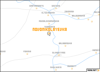 map of Novonikolayevka