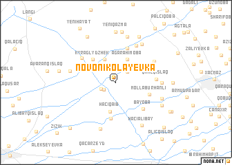 map of Novonikolayevka